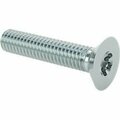 Bsc Preferred Zinc-Plated Alloy Steel Torx Flat Head Screws M4 x 0.7 mm Thread Size 20 mm Long, 50PK 90236A135